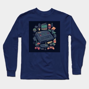 Nostalgic 90s Vibes #3 Long Sleeve T-Shirt